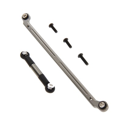 Alloy Steering Link for Axial SCX10 - Grey   